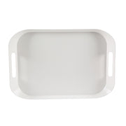 Vague Melamine Square Tray with Handle 53 cm x 37 cm - Al Makaan Store