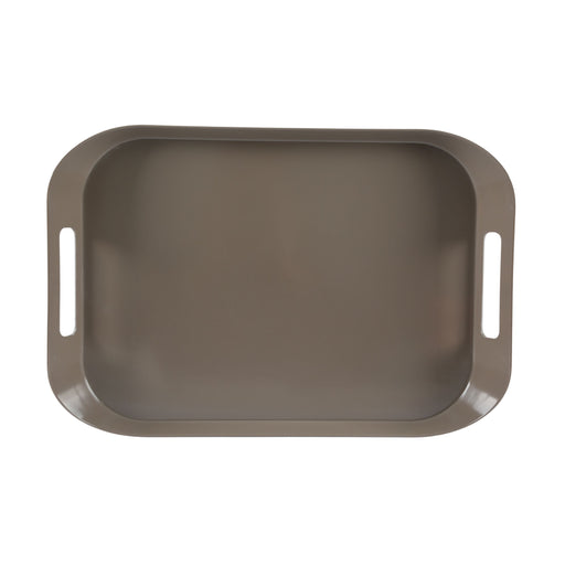 Vague Melamine Square Tray with Handle 53 cm x 37 cm - Al Makaan Store