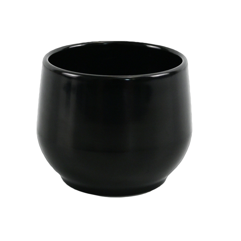 Vague Black Melamine Gawa Cup 3" - Al Makaan Store