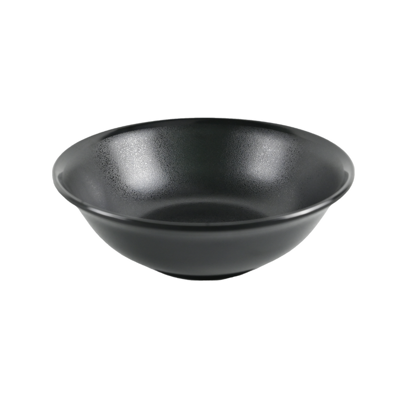 Vague Black Melamine Bowl - Al Makaan Store