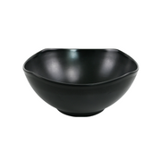 Vague Black Melamine Semi Round Bowl - Al Makaan Store