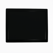 Vague Black Melamine Main Tray 38.5 x 30.8 cm - Al Makaan Store