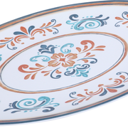 Vague Melamine Oval Plate 14'' Marrakech Design - Al Makaan Store