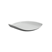 Vague Melamine White Boat Plate - Al Makaan Store