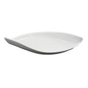 Vague Melamine White Boat Plate - Al Makaan Store