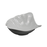 Vague Melamine White Shell Plate - Al Makaan Store
