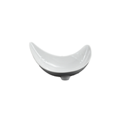 Vague Melamine White Moon Plate - Al Makaan Store