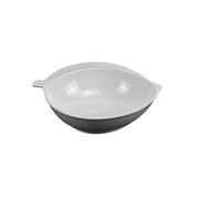 Vague Melamine White Leaf Bowl - Al Makaan Store