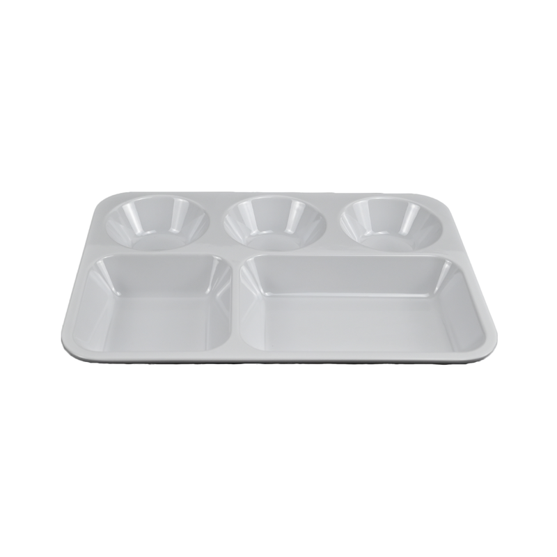 Vague Melamine White Serving Tray 13.25” - Al Makaan Store