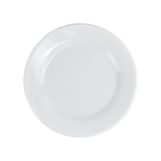 Vague Melamine White Meat Plate - Al Makaan Store