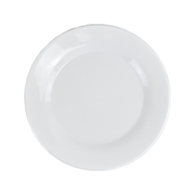 Vague Melamine White Meat Plate - Al Makaan Store