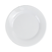 Vague Melamine White Meat Plate - Al Makaan Store