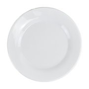 Vague Melamine White Meat Plate - Al Makaan Store