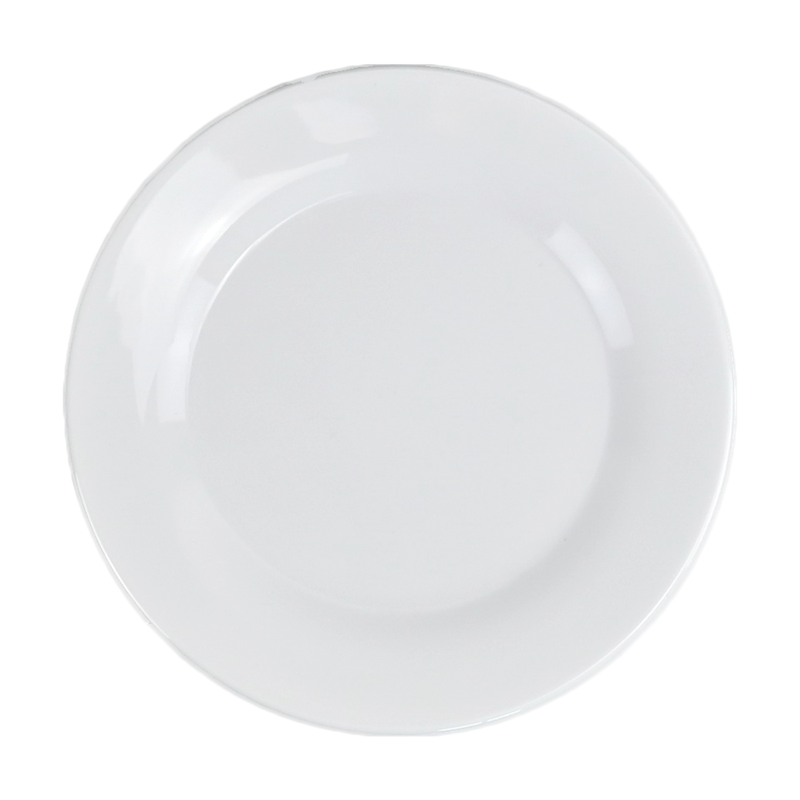 Vague Melamine White Meat Plate - Al Makaan Store