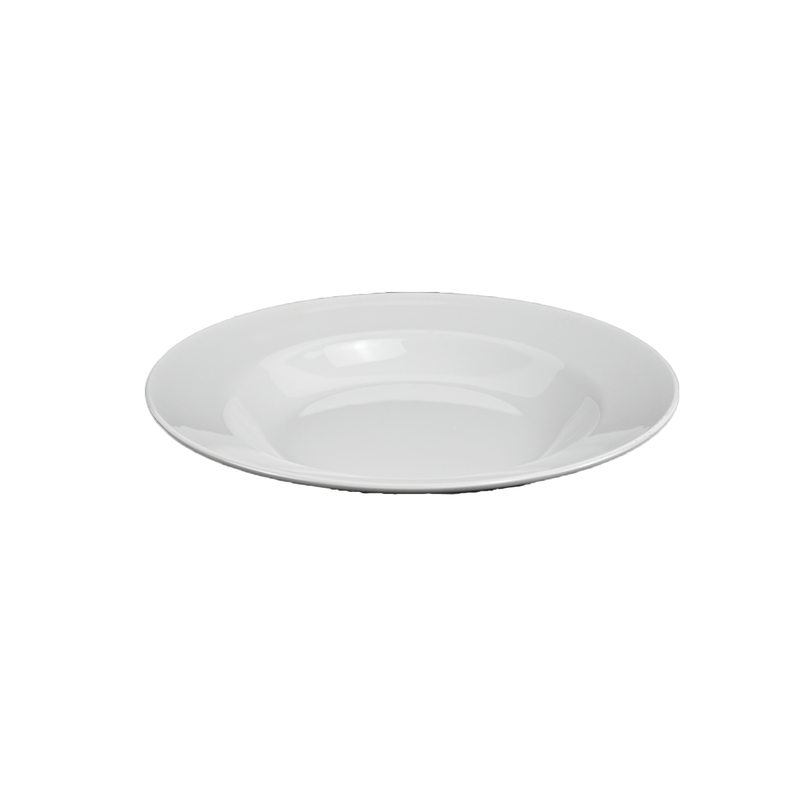 Vague Melamine White Soup Plate - Al Makaan Store