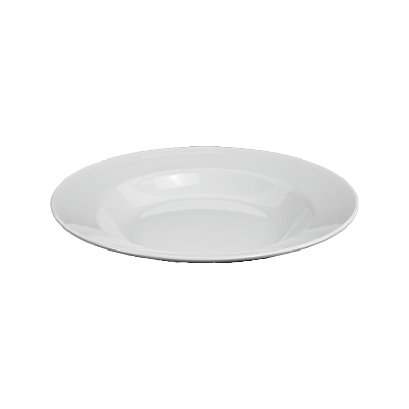 Vague Melamine White Soup Plate - Al Makaan Store