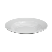 Vague Melamine White Soup Plate - Al Makaan Store