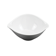 Vague Melamine White Oval Bowl - Al Makaan Store