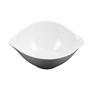 Vague Melamine White Oval Bowl - Al Makaan Store