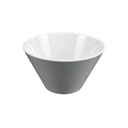 Vague Melamine White Cone Bowl - Al Makaan Store