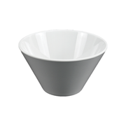 Vague Melamine White Cone Bowl - Al Makaan Store