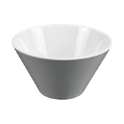 Vague Melamine White Cone Bowl - Al Makaan Store