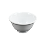 Vague Melamine White Footed Bowl - Al Makaan Store