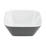Vague Melamine White Square Bowl-2 - Al Makaan Store