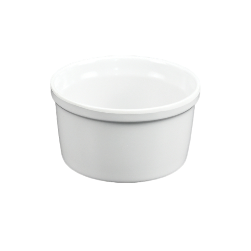 Vague Melamine White Sauce Cup - Al Makaan Store