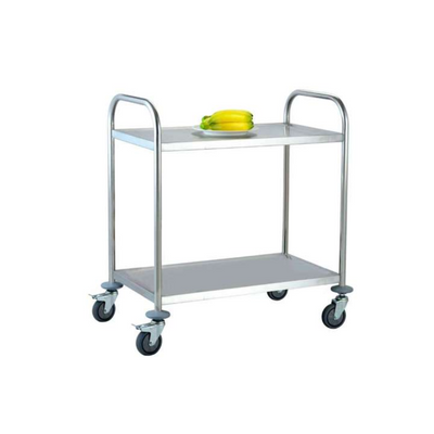 Jiwins Stainless Steel Serving Trolley Round tube