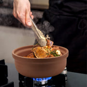 Elizi Clay Tray with Lid 30 cm - Al Makaan Store