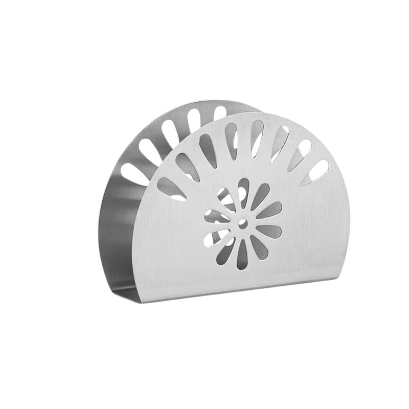 Stainless Steel Napkin Holder 11 cm x 3.3 cm x 8.7 cm - Al Makaan Store