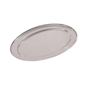 Stainless Steel Buffet Oval Tray- Al Makaan Store