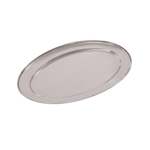 Stainless Steel Buffet Oval Tray- Al Makaan Store