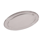 Stainless Steel Buffet Oval Tray- Al Makaan Store