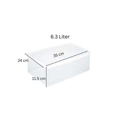 White Plastic Food Storage Box