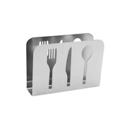 Stainless Steel Napkin Holder 12.2 cm x 3.3 cm x 8.7 cm - Al Makaan Store