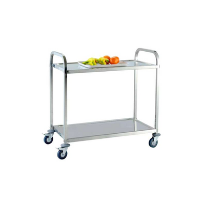 Jiwins Stainless Steel Serving Trolley Round tube