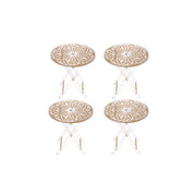 Vague Round Acrylic Round Tables Set - Al Makaan Store