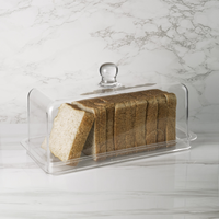 Vague Acrylic Loaf Set with Cover 38 cm - Al Makaan Store