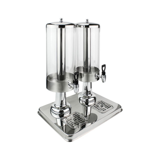 Vague Stainless Steel Double Juice Dispenser 3 + 3 Liter - Al Makaan Store