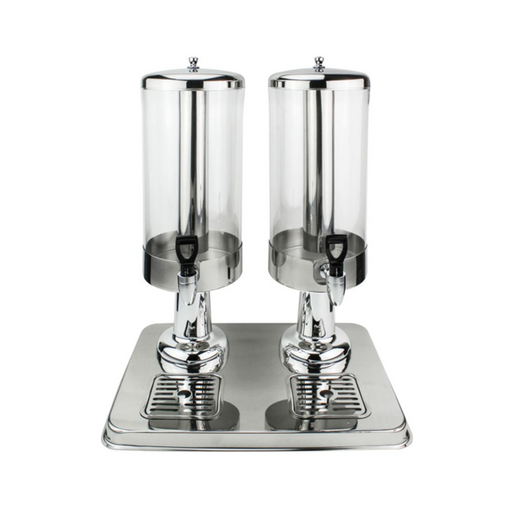 Vague Stainless Steel Double Juice Dispenser 3 + 3 Liter - Al Makaan Store