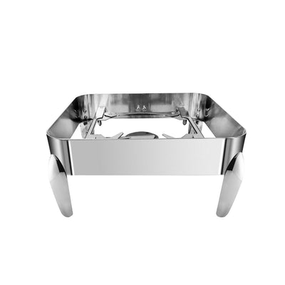 Vague Square Stainless Steel Base for 2/3 Chafing Dish 44 cm x 37 cm x 19.8 cm - Al Makaan Store