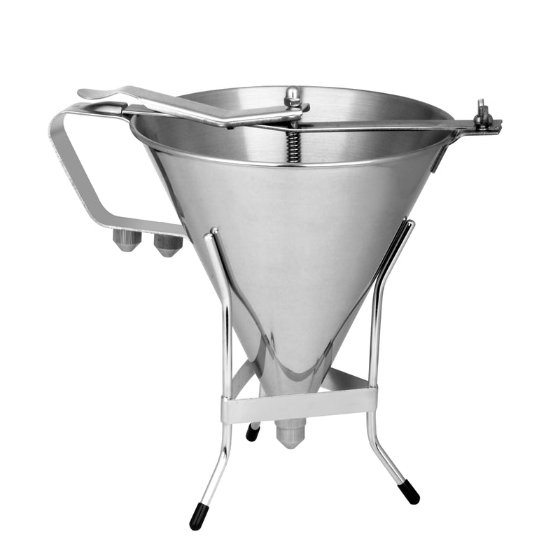 Vague Stainless Steel Pan Funnel 28 cm x 20 cm x 24 cm