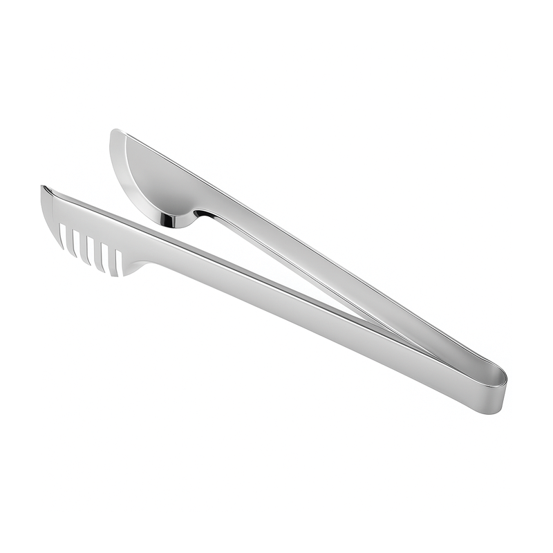 Vague Stainless Steel Silver Food Tong 9" - Al Makaan Store