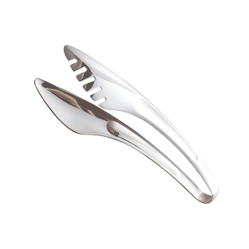Vague Stainless Steel Silver Food Tong 10" - Al Makaan Store