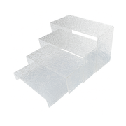 Vague 4 Levels Acrylic Food Riser Set  - Al Makaan Store