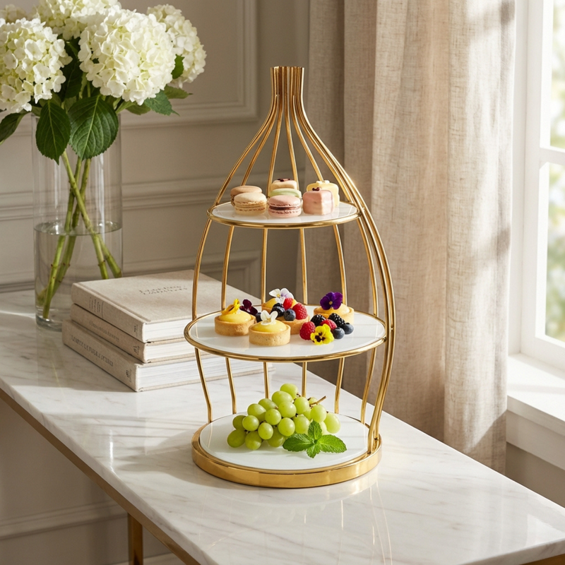 Vague Food Display Stand D25 x 51 cm