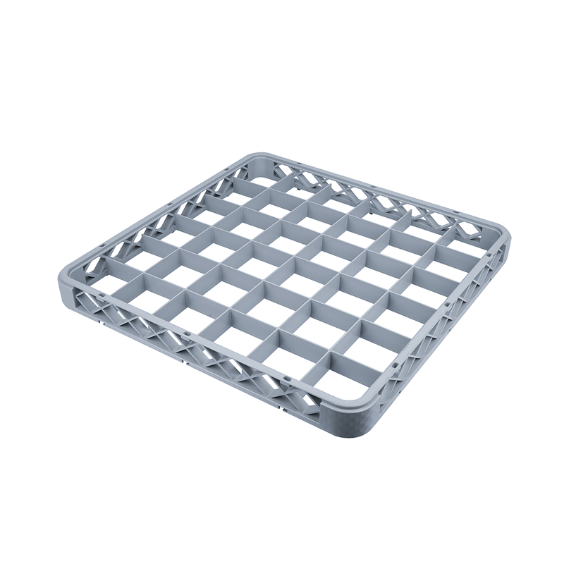 Vague 36 Compartment Glass Rack Extender - Grey