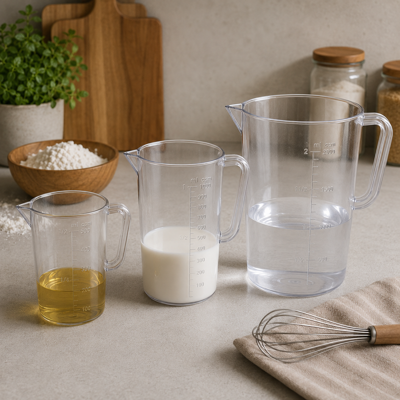 Vague PP Measuring Cup Clear
